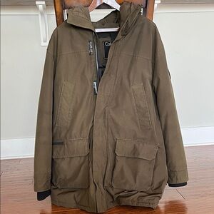 Calvin Klein Women's Olive Ski Jacket